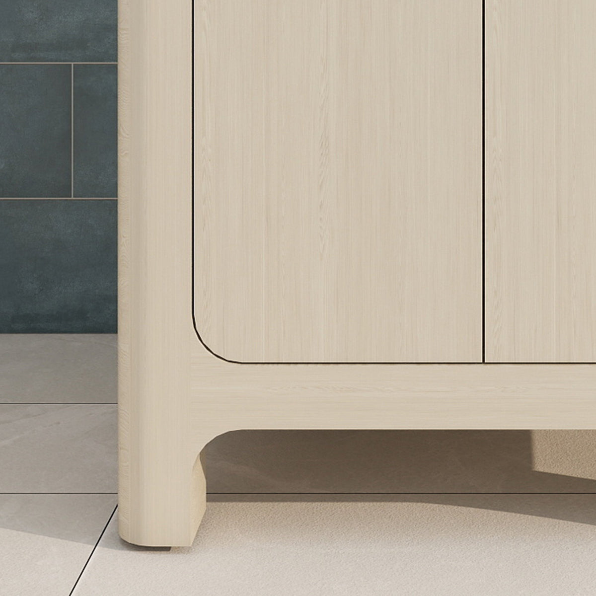 Canyon 24" Single Sink Freestanding Bath Vanity with Stone Top, Solid Wood, Soft-Close, Assembled