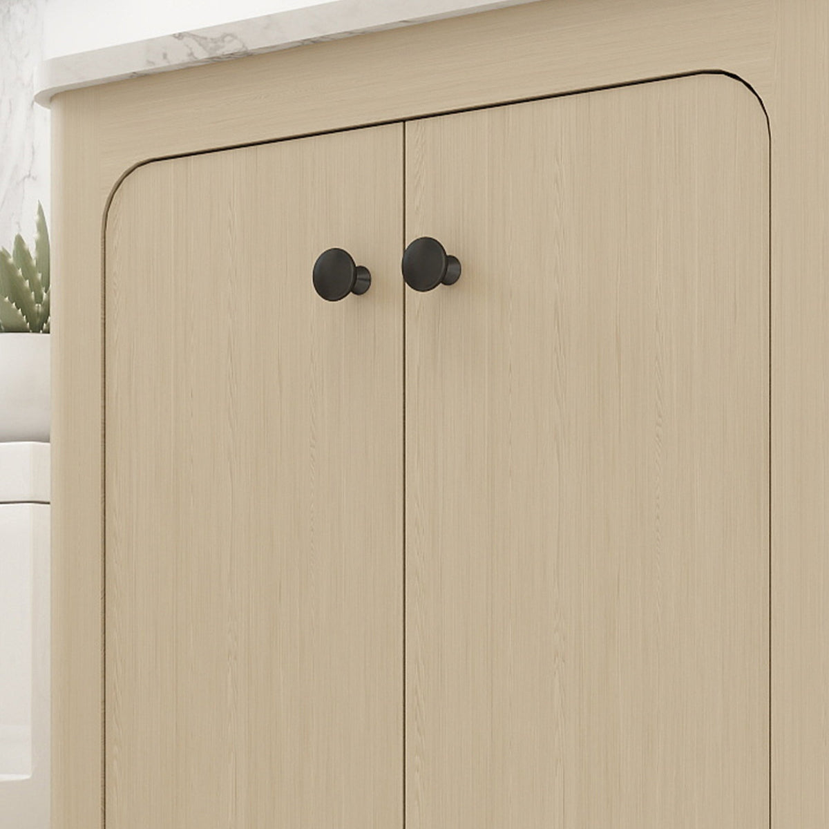 Canyon 24" Single Sink Freestanding Bath Vanity with Stone Top, Solid Wood, Soft-Close, Assembled