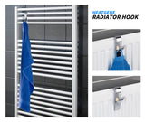 HEATGENE ABS Y-Shaped Hooks -  Compatible with HEATGENE Liquid Filled Smart Towel Warmers (Include Model: HG-R0285, HG-R0246, HG-R0286, HG-R02106, HG-R02126 Series) RP4819W