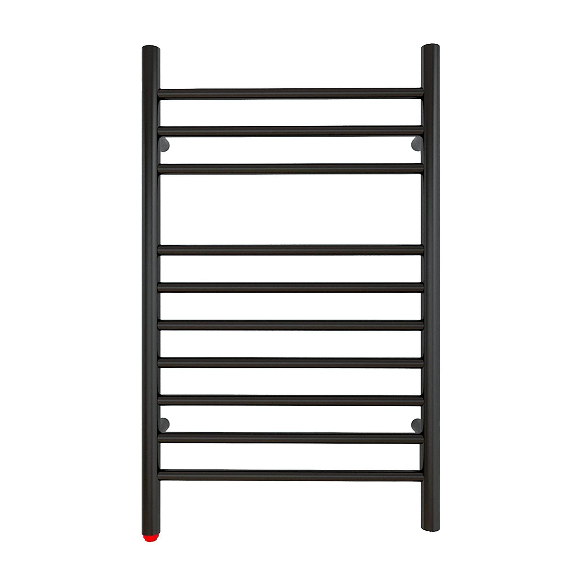 Towel Warmer 10 Straight Bar 20"x32" Wall-Mounted, Hard-Wired Matte Black