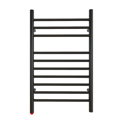 Towel Warmer 10 Straight Bar 20"x32" Wall-Mounted, Hard-Wired Matte Black