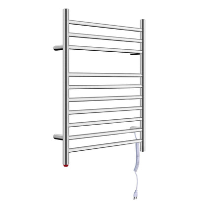 Towel Warmer 10 Straight Bar 20"x32" Hardwired/Plug-In Brushed Polish