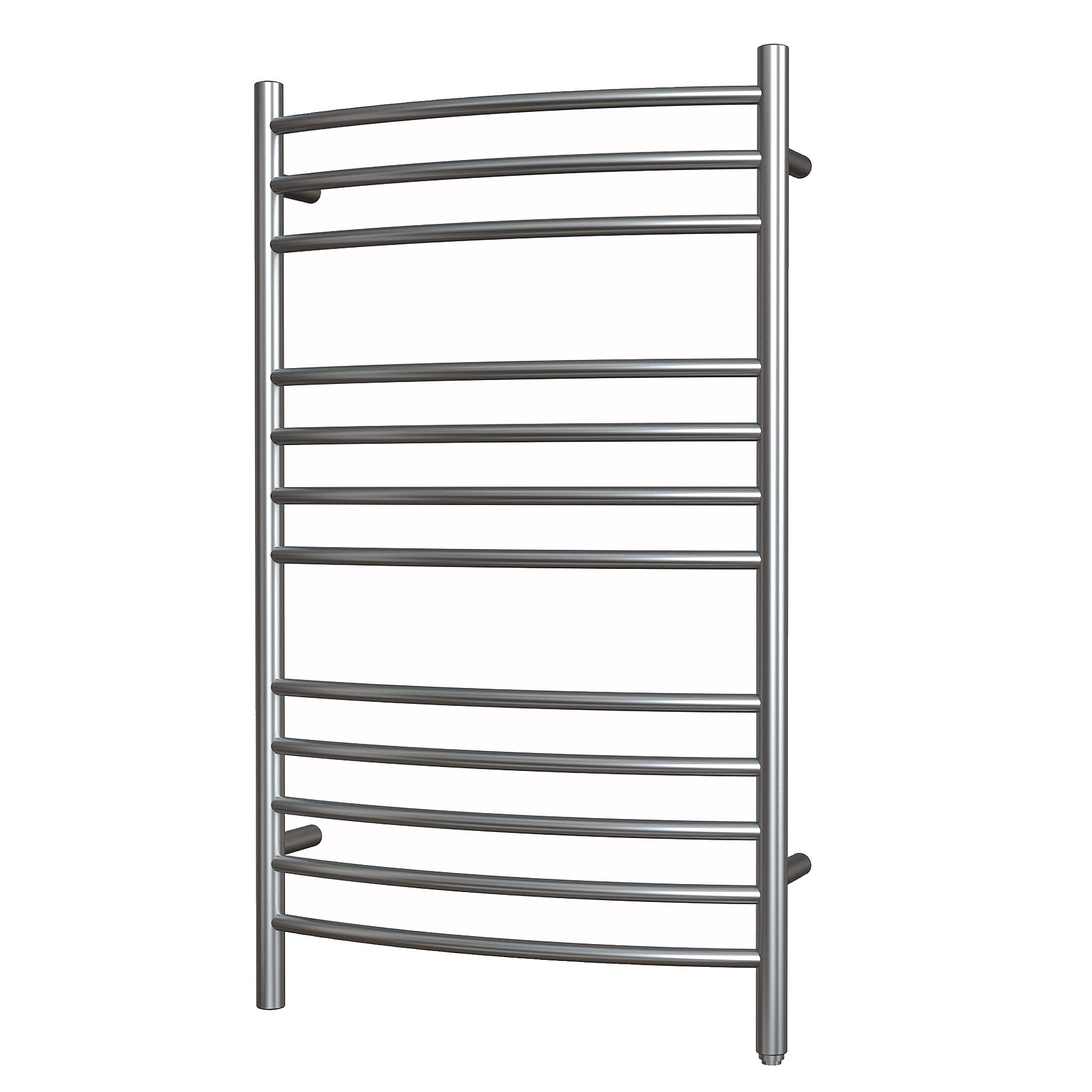 Towel Warmer 12 Curved Bar 24"x40" Hardwired/Plug-in Grey