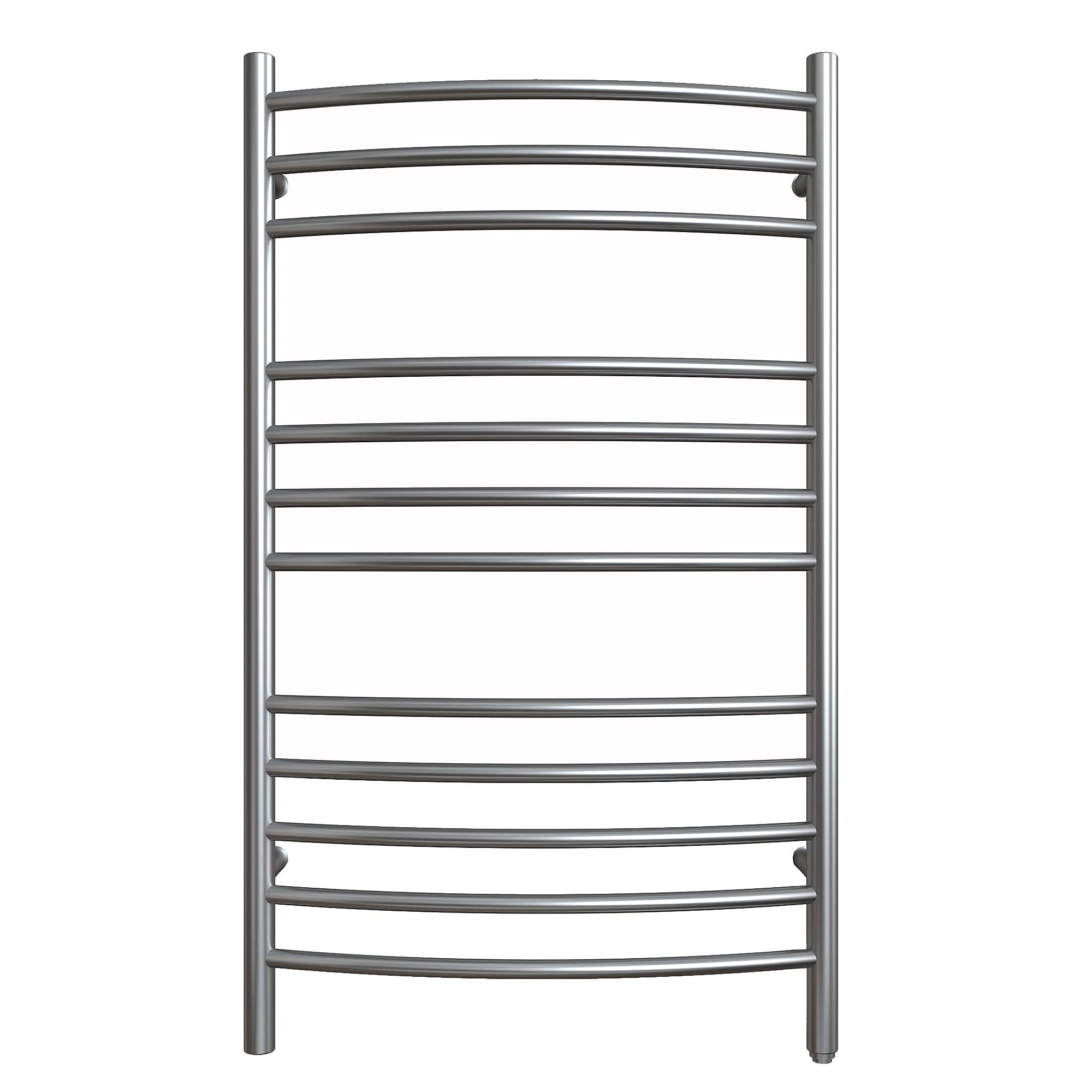 Towel Warmer 12 Curved Bar 24"x40" Hardwired/Plug-in Grey