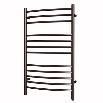 Towel Warmer 12 Curved Bar 24"x40" Hardwired/Plug-in Venetian Bronze