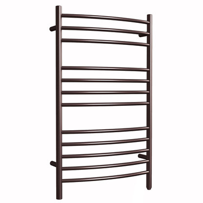 Towel Warmer 12 Curved Bar 24"x40" Hardwired/Plug-in Venetian Bronze