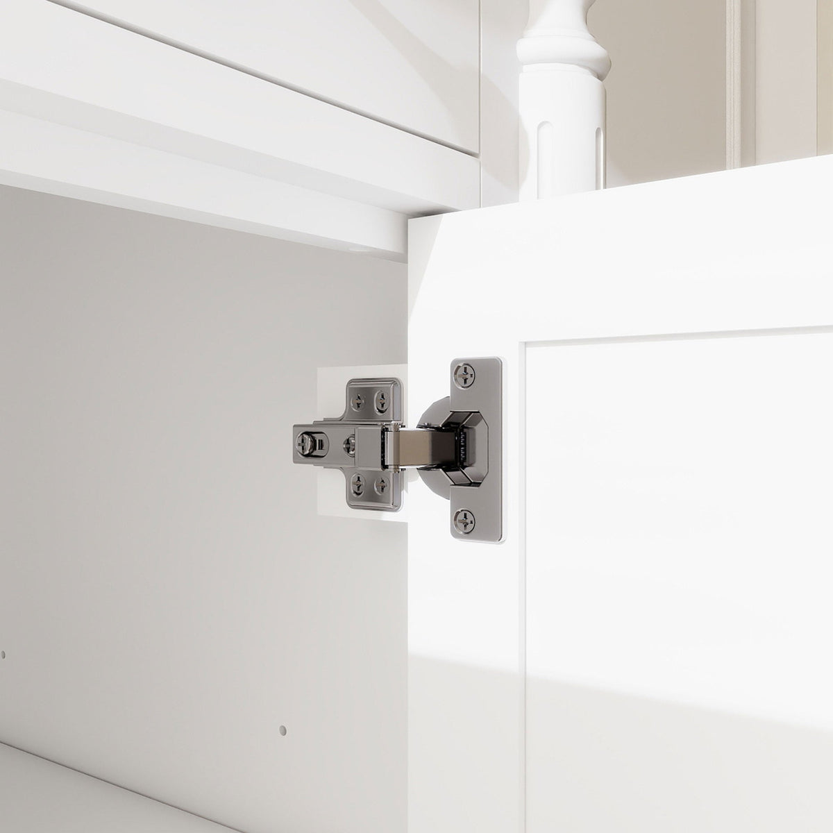 Acro 60" Double Sink Freestanding Bath Vanity with Stone Top, Solid Wood, Soft-Close, Assembled