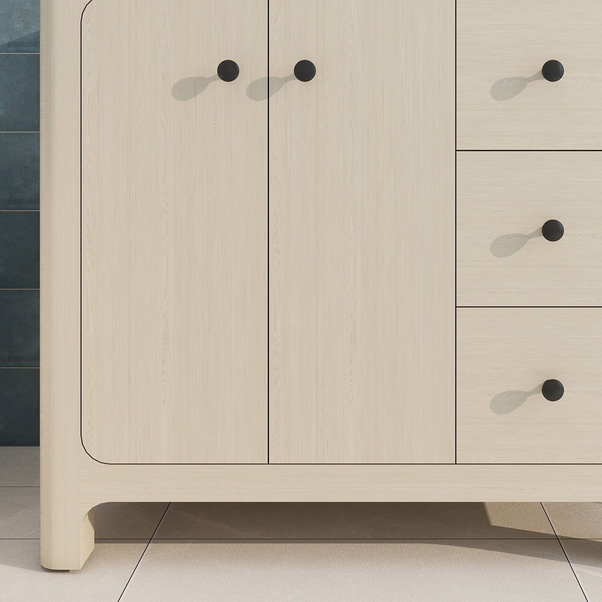 Canyon 36" Single Sink Freestanding Bath Vanity with Stone Top, Solid Wood, Soft-Close, Assembled
