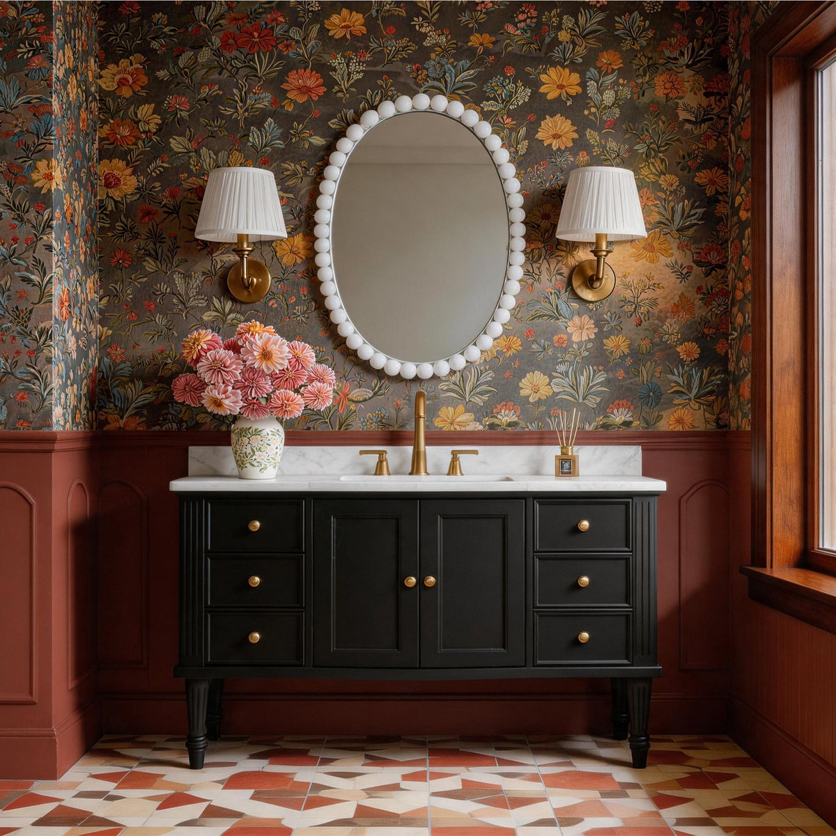 Elara 48" Single Sink Freestanding Bath Vanity with Stone Top, Solid Wood, Soft-Close, Assembled
