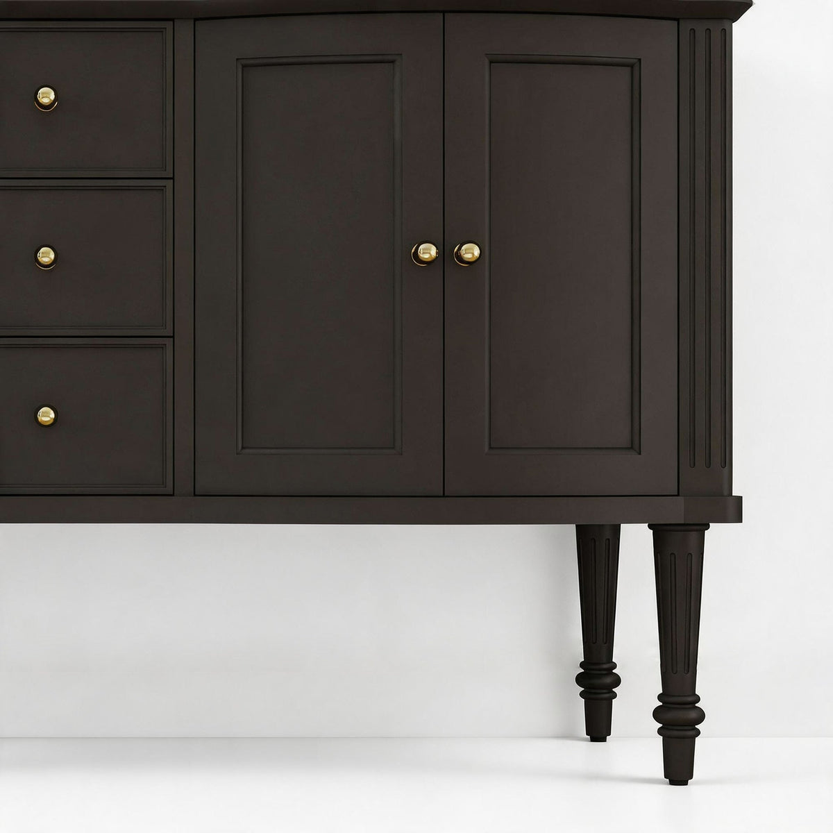 Elara 60" Double Sink Freestanding Bath Vanity with Stone Top, Solid Wood, Soft-Close, Assembled