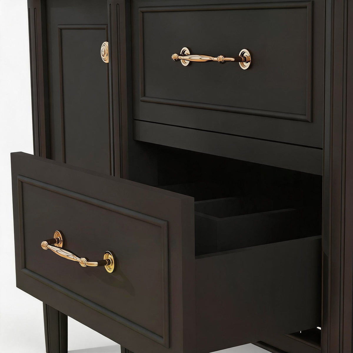 Modish 48" Single Sink Freestanding/Floating Bath Vanity with Stone Top, Solid Wood, Soft-Close, Assembled