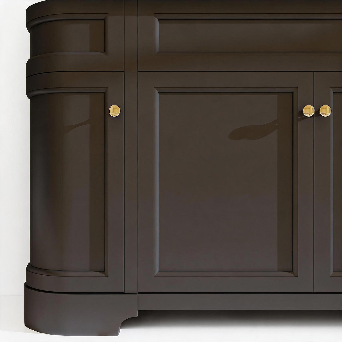 Opuluxe 60" Double Sink Freestanding Bath Vanity with Stone Top, Solid Wood, Soft-Close, Assembled