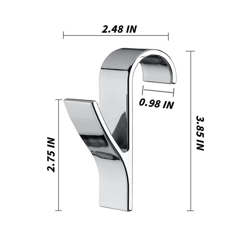 HEATGENE ABS Y-Shaped Hooks -  Compatible with HEATGENE Liquid Filled Smart Towel Warmers (Include Model: HG-R0285, HG-R0246, HG-R0286, HG-R02106, HG-R02126 Series) RP4819W