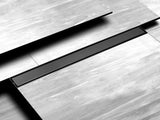 HEATGENE 24"/36" Stainless Steel Linear Rectangle Shower Floor Drain, Matte Black HB-LD-MB
