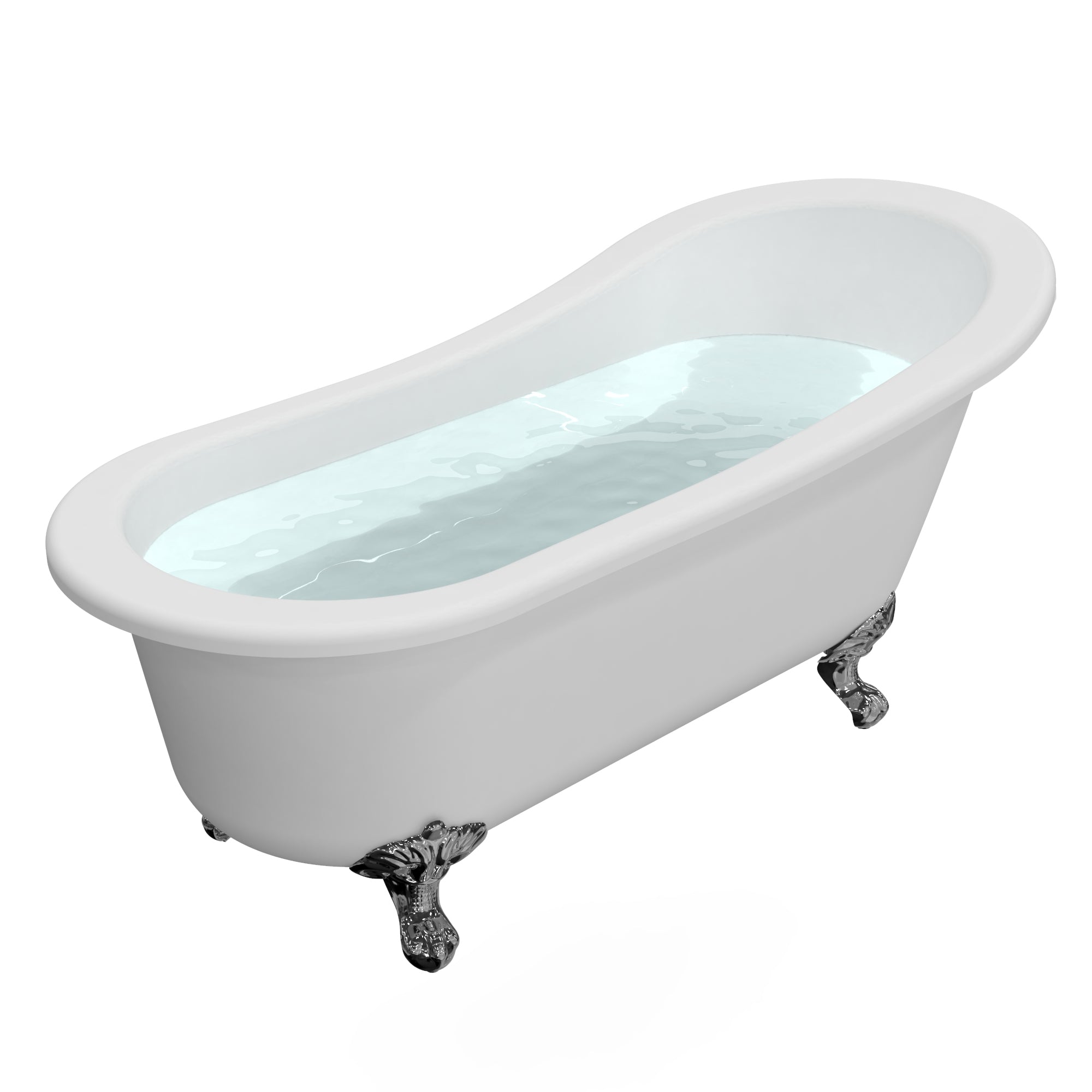 Freestanding Soaking Tub, Acrylic, UPC Certified, Drain & Overflow Assembly Included