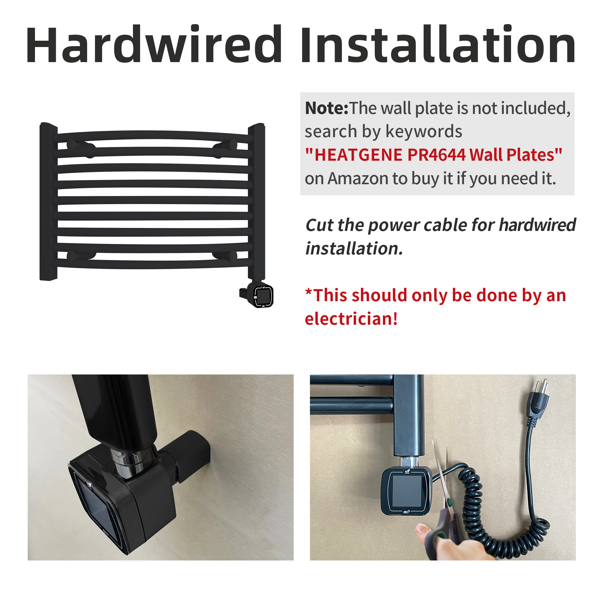 HEATGENE Electric Radiator Towel Warmer with Programmable Smart Timer