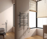 8 Curved Bar Plug-in, Wall-mounted Towel Warmer - HG-6402