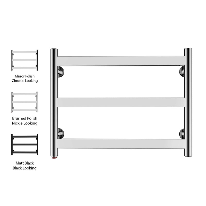 Wholesale 5pcs Heatgene 3 Flat Bar Wall-Mounted Hard- wiring / Plug in Towel Warmer - HG-64135