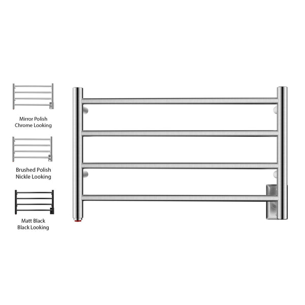 Wholesale 5pcs Heatgene 4 Straight Bar Wall-Mounted Plug-in / Hard-wiring Towel Warmer - HG-64153