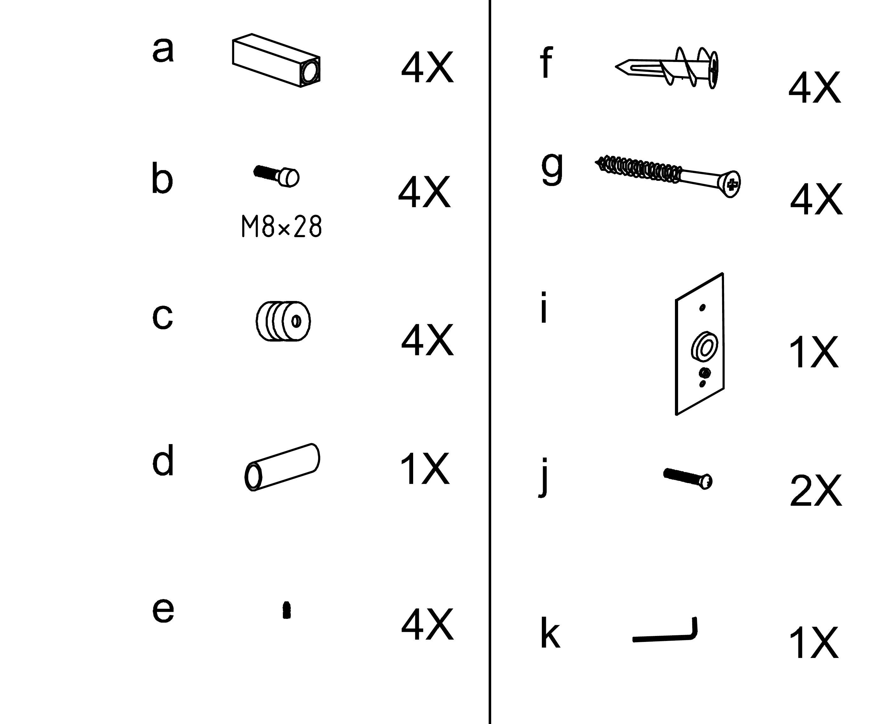 Towel Warmer Parts for 8 Square Bar HG-6484