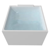 Wholesale Heatgene 39" Square Acrylic Freestanding Contemporary Soaking Tub UPC Certified Drain & Overflow Included - HG640