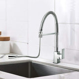 Sink Faucet Spring Kitchen Faucets with Single Handle Pull Down Sprayer