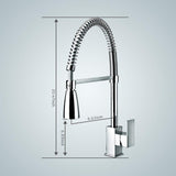 Sink Faucet Spring Kitchen Faucets with Single Handle Pull Down Sprayer