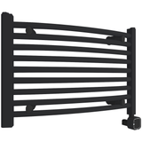 HEATGENE Electric Radiator Towel Warmer with Programmable Smart Timer and Temperature Control, Brushed/ Chrome/ Matte Black HG-R0246