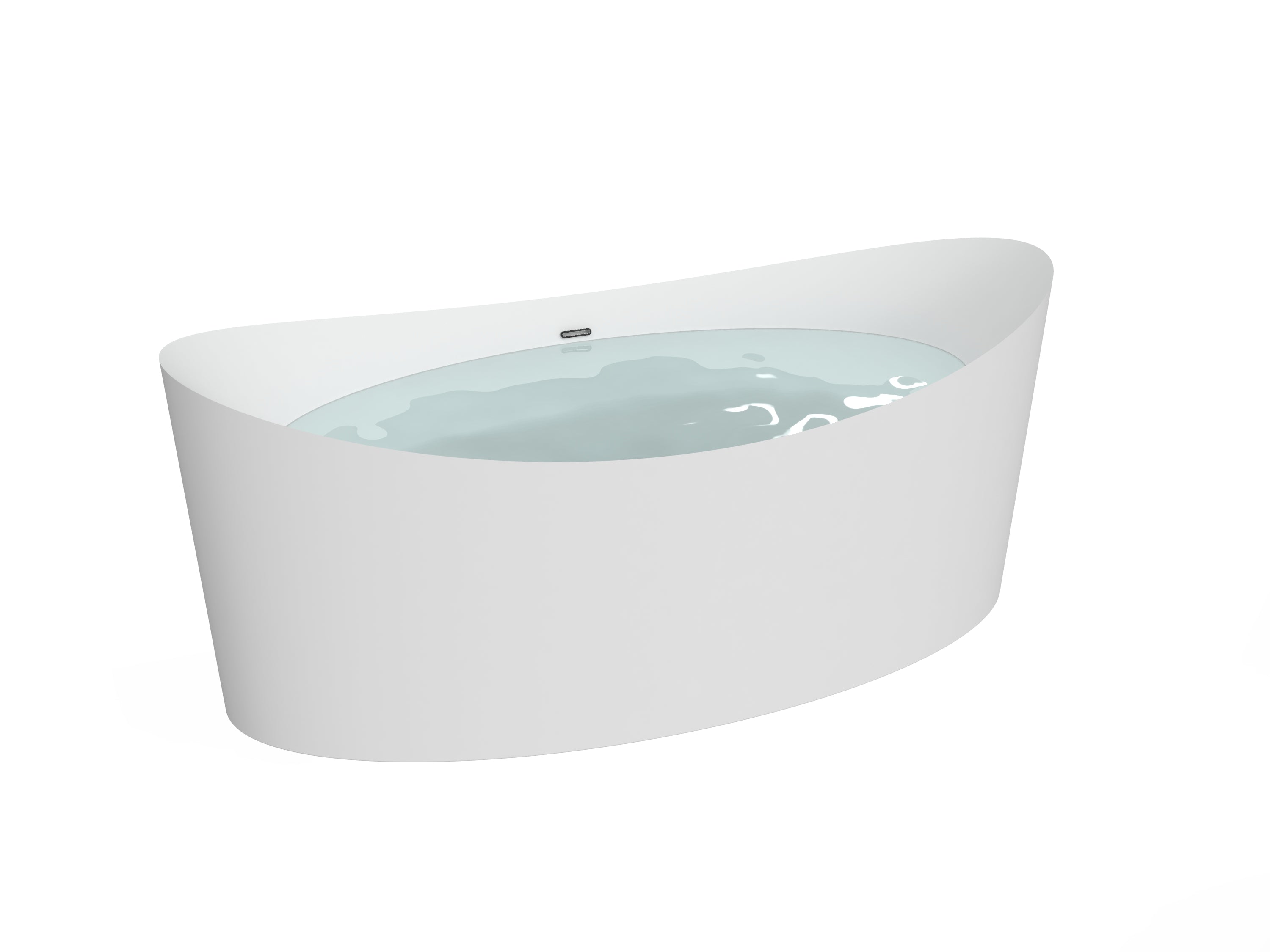 Freestanding Soaking Tub, 68.5" Acrylic, UPC Certified, Drain & Overflow Assembly Included